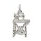Sterling Silver Sewing Machine Charm Pendant Jewelry 21mm x 15mm